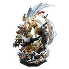 One-Punch Man Premium Masterline Series Statue 1/4 Saitama & Genos DX Bonus Version 73 cm