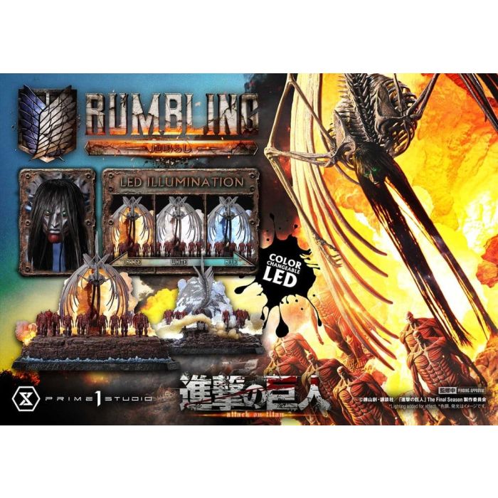 Attack on Titan West Ultimate Diorama Masterline Series Statue The Rumbling Bonus Version 64 cm