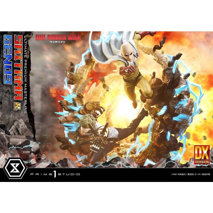 One-Punch Man Premium Masterline Series Statue 1/4 Saitama & Genos Deluxe Version 73 cm 