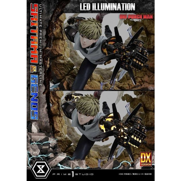 One-Punch Man Premium Masterline Series Statue 1/4 Saitama & Genos Deluxe Version 73 cm 